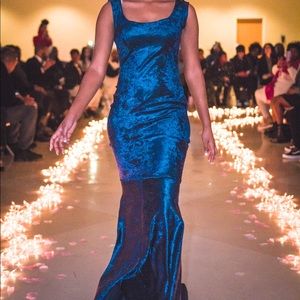 Custom Blue gown